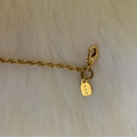 Alexis Bittar gem/gold-tone necklace - Picture 5 of 5